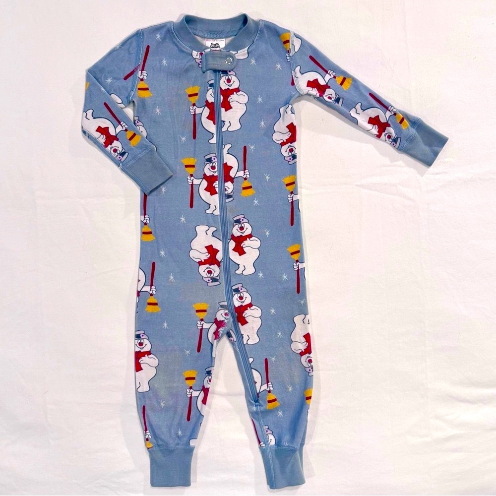 Hanna Andersson Frosty the Snowman Sleeper Boys 18-24M 80 cm Girls Winter Cotton